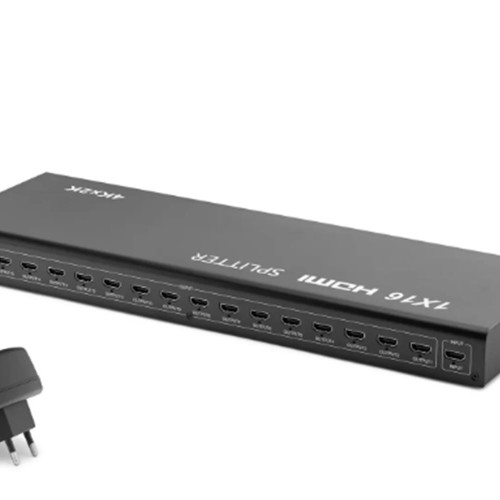 Hadron Hdx1293  16 port Hdmi Splitter 1.4V 1080P 3D 1-In 16-Out Siyah