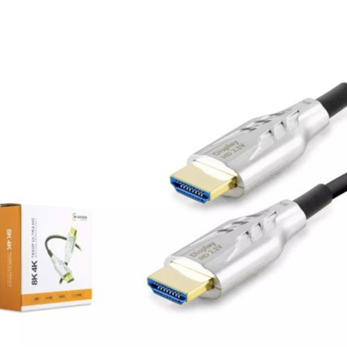 HADRON HDX2052 HDMI KABLO PVC 8K 60HZ 2.1V OPTIC OD8.0 100M SİYAH