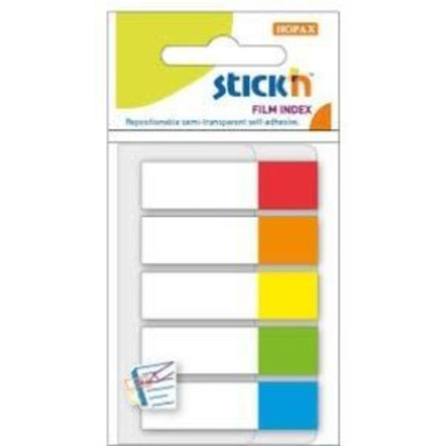 Hopax Stickn Film Indeks 200 Yaprak 45x12mm 5 Renk