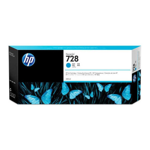 HP 728 Cyan Mavi 300ML Plotter Kartuşu F9K17A