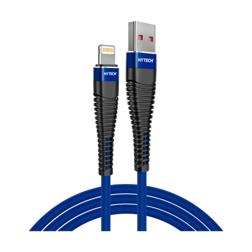 Hytech 3 Amper iPhone Lightning 1 Metre Lacivert İphone Şarj Kablosu
