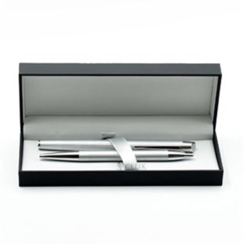 İnoxcrom Kalem Takımı Dolma + Tükenmez Kalem Set Pure Serisi Silver