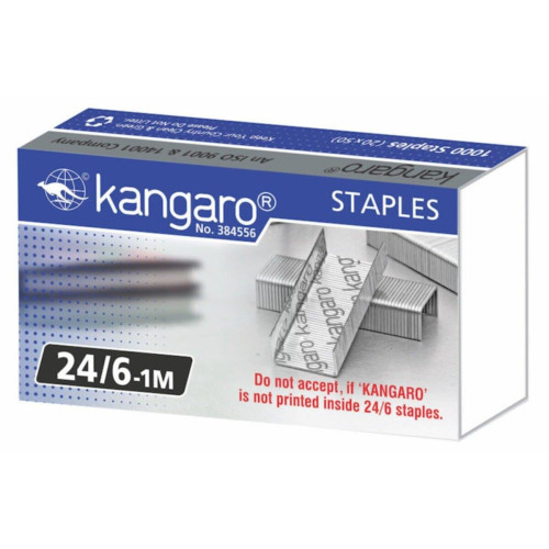 Kangaro Zımba Teli No.24-6 Metalik 20 Kutu