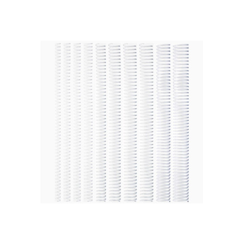 Kayreb Spiral Plastik Helezon 100 Lü 38 MM Şeffaf