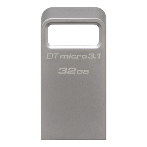 Kingston DTMC3-128 128GB DTMicro USB 3.1-3.0 Type-A metal ultra-compact drive Flash Bellek