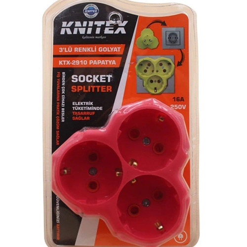 Knitex Papatya Golyat 3lü Priz (Karışık Renkl 1 Adet)