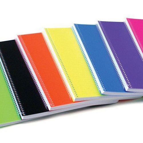Komeks Spiralli Defter Plastik Kapak Kareli 144 Yaprak Haritametod (6 Lı Paket)