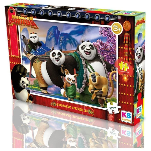 Ks Games Kung Fu Panda Puzzle 100 Parça Puzzle