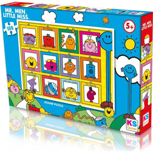 KS Games Mr. Men Little Miss 100 Parça Puzzle