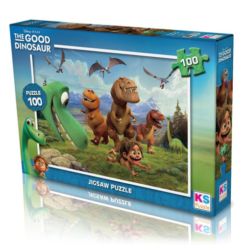 Ks Games İyi Bir Dinazor The Good Dinasour 100 Parça Çocuk Puzzle