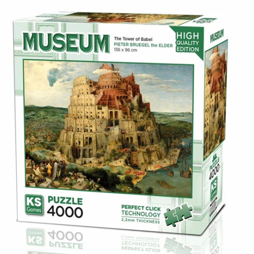 Ks Games Puzzle 4000 Parça The Tower Of Babel Puzzle