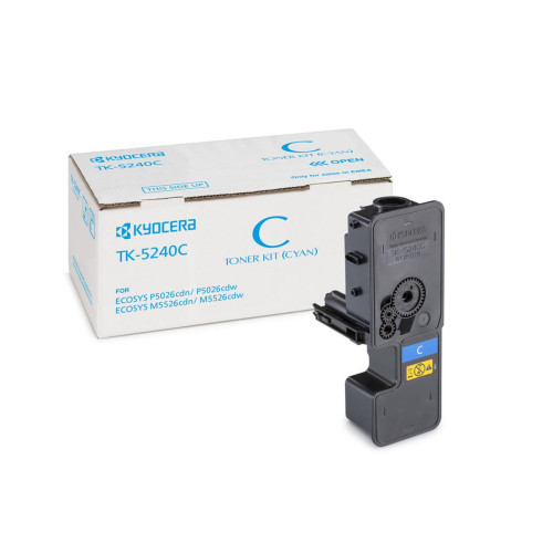 Kyocera TK-5240C Cyan Mavi Orjinal Fotokopi Toneri Ecosys M5526cdn-5526cdw P5026cdn-5026cdw 3.000 Sa