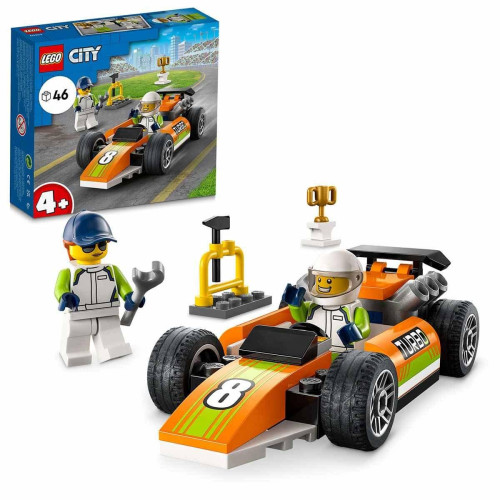 LEGO City Yarış Arabası Çocuklar İçin Tasarlanmış Oyuncak Yapım Seti (46 Parça)