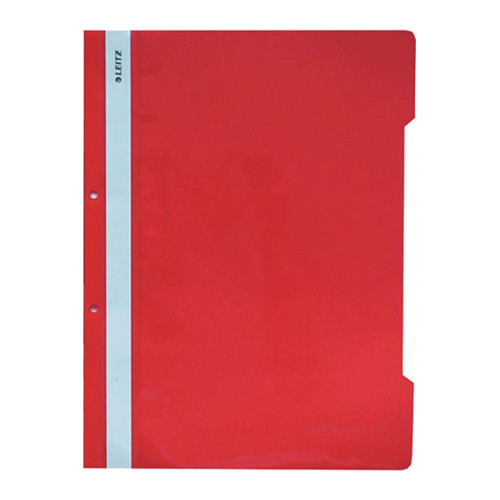 Leitz Telli Dosya Plastik Kırmızı L-4189 (50 Li Paket)