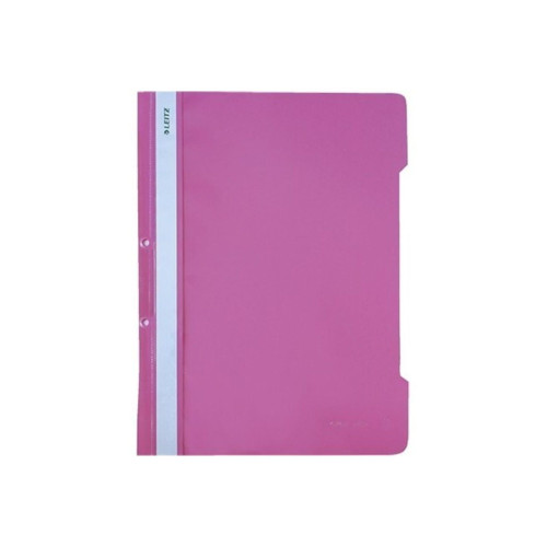 Leitz Telli Dosya Plastik Pembe L-4189 (50 Li Paket)