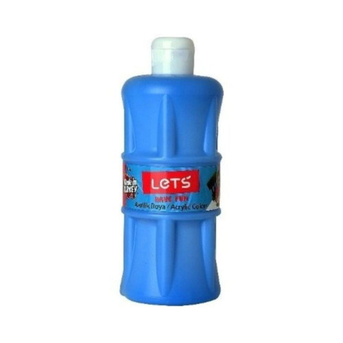 Lets Akrilik Boya 500 ML Mavi Akrilik Boya