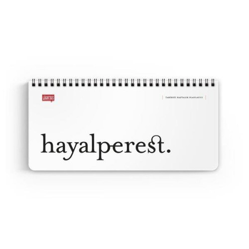 Lugat365 Spiralli Planner Hayalperest 13x27 Cm