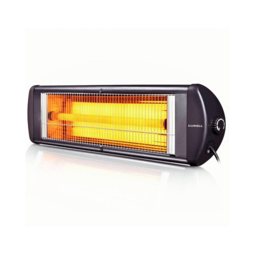 Luxell Siyah Ecoray Isıtıcı 2300 Watt Standart Ecoray Duvar Tipi Devrilme Emniyetli