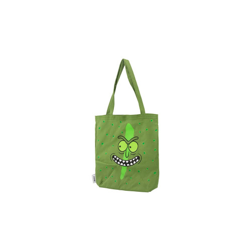 Mabbels Bez Çanta Rick And Morty Pickle Gabardin Yeşil Bez Çanta