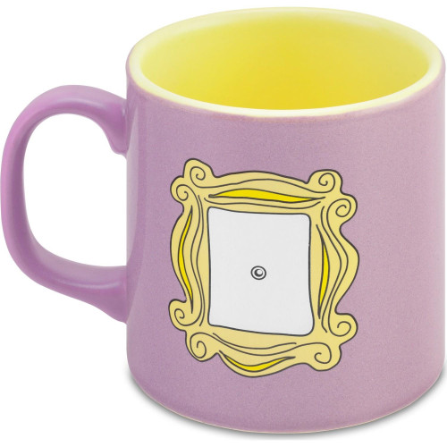 Mabbels Kupa Friends Mug Dış Lila İç Sarı Mug Kupa Bardağı