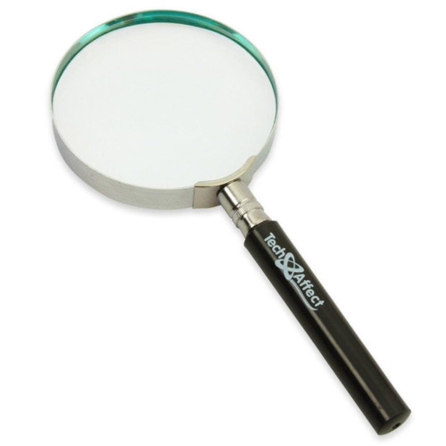 Magnifer Büyüteç Classic Siyah Metal Çerçeveli Saplı 90 MM
