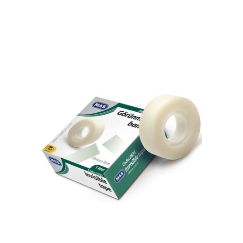 Mas Görünmez Bant 19 MM x 33 Metre (8 Li Paket)