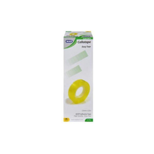 Mas Selefon Bant 12 Mm x 33 Metre (12 Adet)