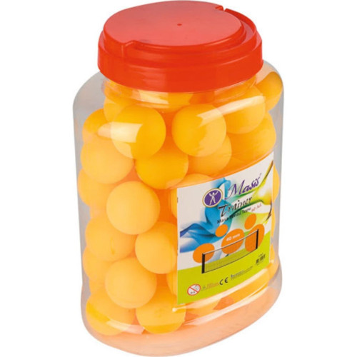 Masis Trainer Ping Pong Topu Turuncu 60 Adetlik Kavanoz Ping Pong Topu