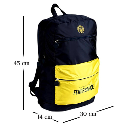 Fenerbahçe Trend Paraşüt Laptop Bölmeli Okul Sırt Çantası 4 Bölmeli