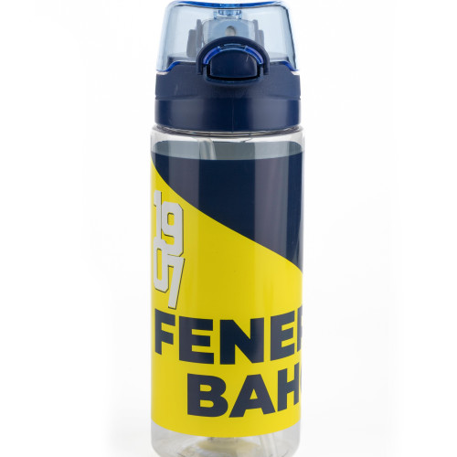Fenerbahçe Lisanslı Arma Desenli 500 ML Pipetli Matara Suluk