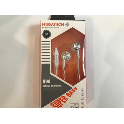 Megatech Beyaz Mikrofonlu Kulaklık Mıknatıslı