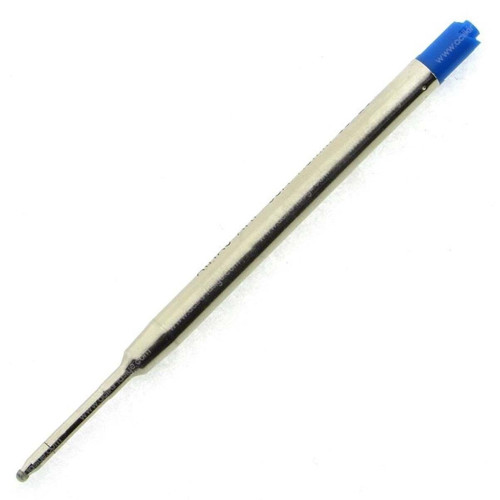 Mikro Aihao Parker Tipi Tükenmez Kalem Yedeği Metal Gövde Mavi (100 Lü Paket)