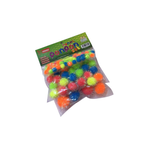 Mikro Pon Pon Set Fosforlu 10-20-30 PFG-123