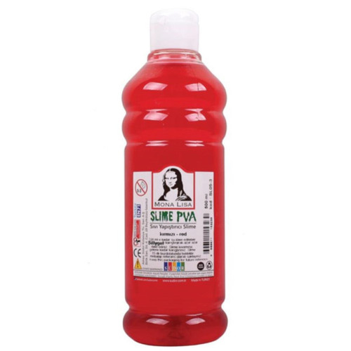 Monalisa Sıvı Yapıştırıcı Slime 500 ML Kırmızı Slaym