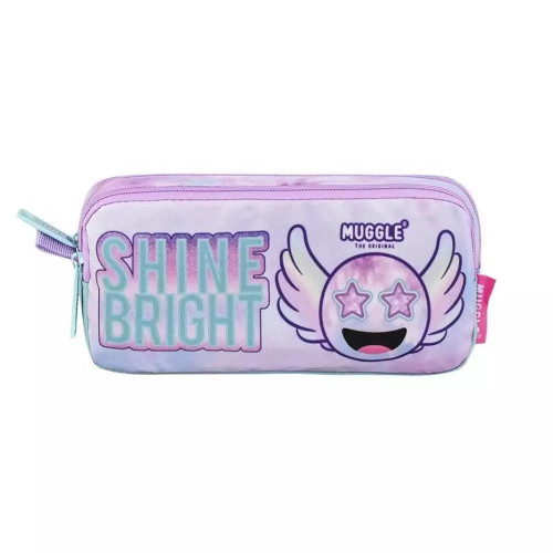 Muggle Kalem Çantası Shine Bright 2 Bölmeli Kalemlik