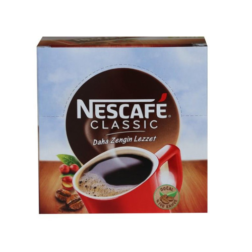Nescafe Classic Tek İçimlik Kahve 2 Gram x 50 Adet