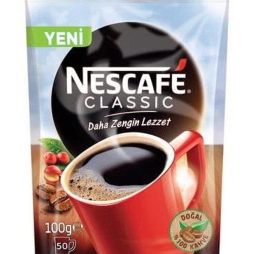 Nescafe Classic Kahve 100 Gram Zengin Lezzet