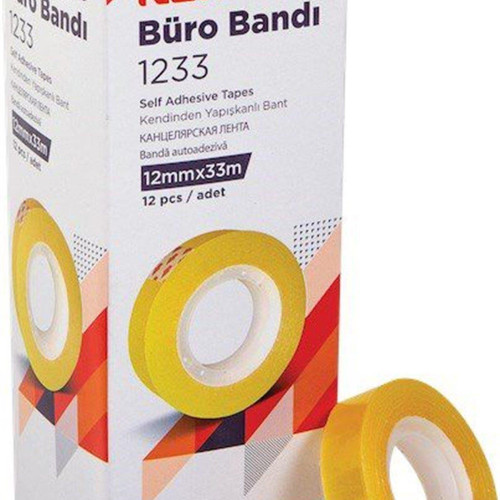 Noki 1233 Büro Bandı 12 mm x 33 m 12'li Paket