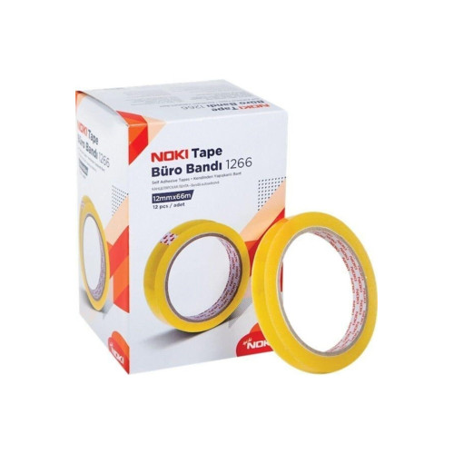 Noki Selefon Bant 12 MM x 66 Metre Selefon Bant (12 Li Paket)