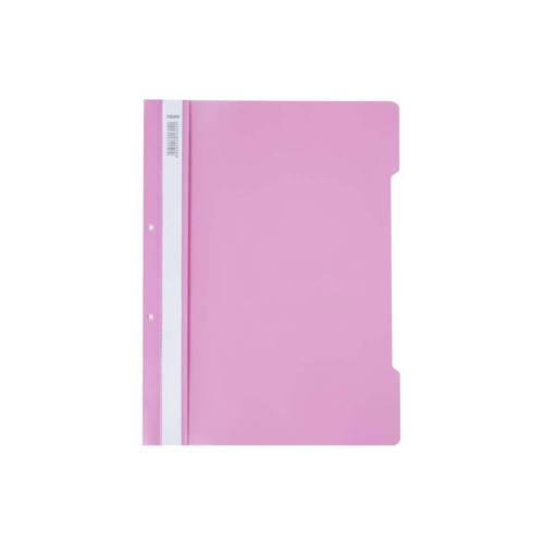 Noki Telli Dosya Plastik XL A4 Pembe XL Telli Dosya (50 Li Paket)