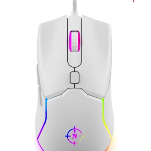 North Air White RGB Kablolu Profesyonel Oyuncu Mouse
