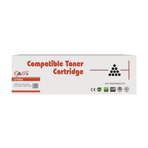OfisPc HP CF540A Siyah Muadil Toner M254NW-254DW-M281FDN-M281FDW Siyah Muadil Toner