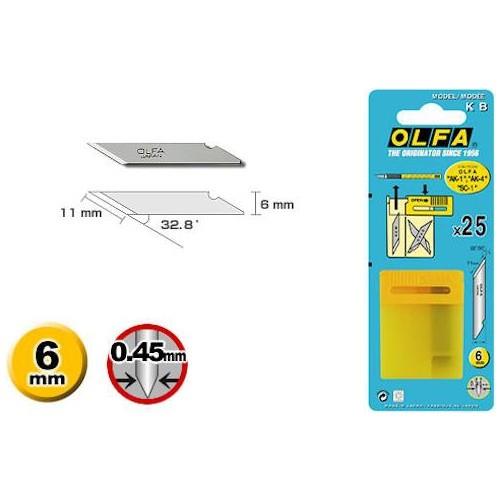 Olfa K B Kretuar Yedek Bıçağı 25'Li Paket (Ak-1 Ve Ak-4 İçin)