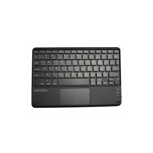 Onezero Black Bluetooth Touch Padli Klavye Slim Siyah Touch Padli Klavye