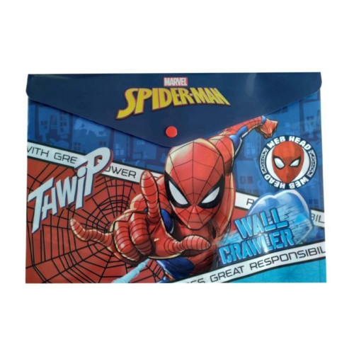 Otto Çıtçıtlı Dosya Spıderman Wall Crawler Çıtçıtlı Dosya (12 Li Paket)