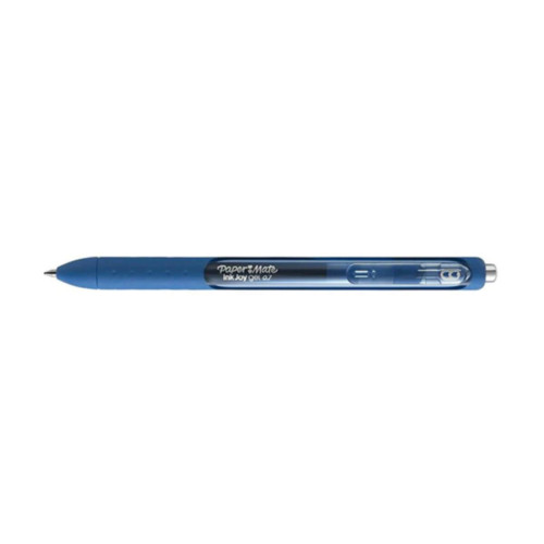 Paper Mate Inkjoy Gel Üstten Basmalı Jel Kalem Gri Mavi