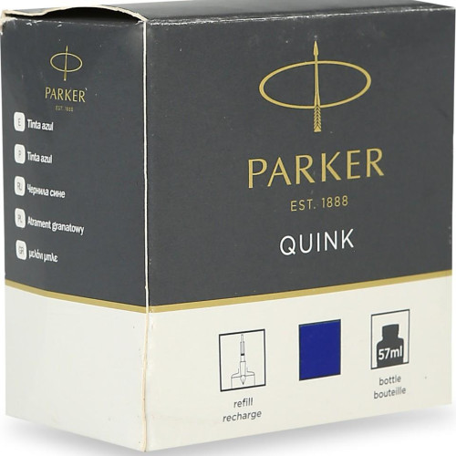 Parker Dolma Kalem Mürekkebi Quink 57 ML Mavi Dolma Kalem Mürekkebi