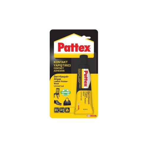 Pattex Contact Liquid Kauçuk Ahşap Yapıştırıcı 50 Gram (12 Adet)