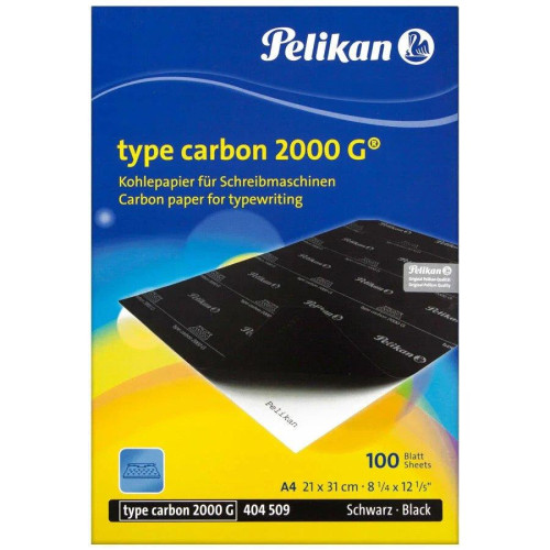 Pelikan Karbon Kağıdı A4 Siyah Karbon Kağıdı (100 Lü Paket)