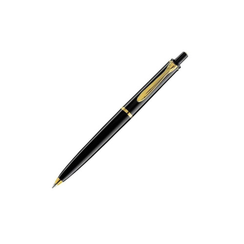 Pelikan Tükenmez Kalem 14 Ayar Altın Kaplama Siyah K150